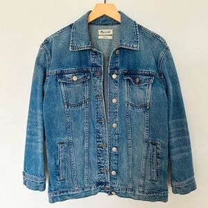 Madewell Oversized Jean Jacket in Capstone wash, size S